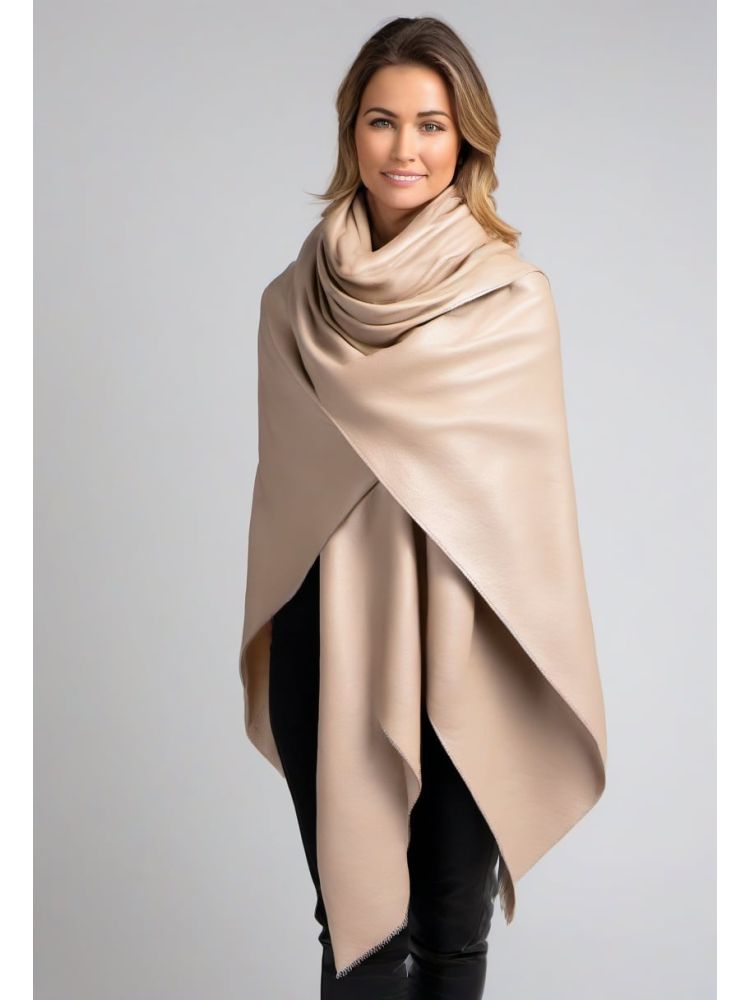 Leather Blanket Scarf
